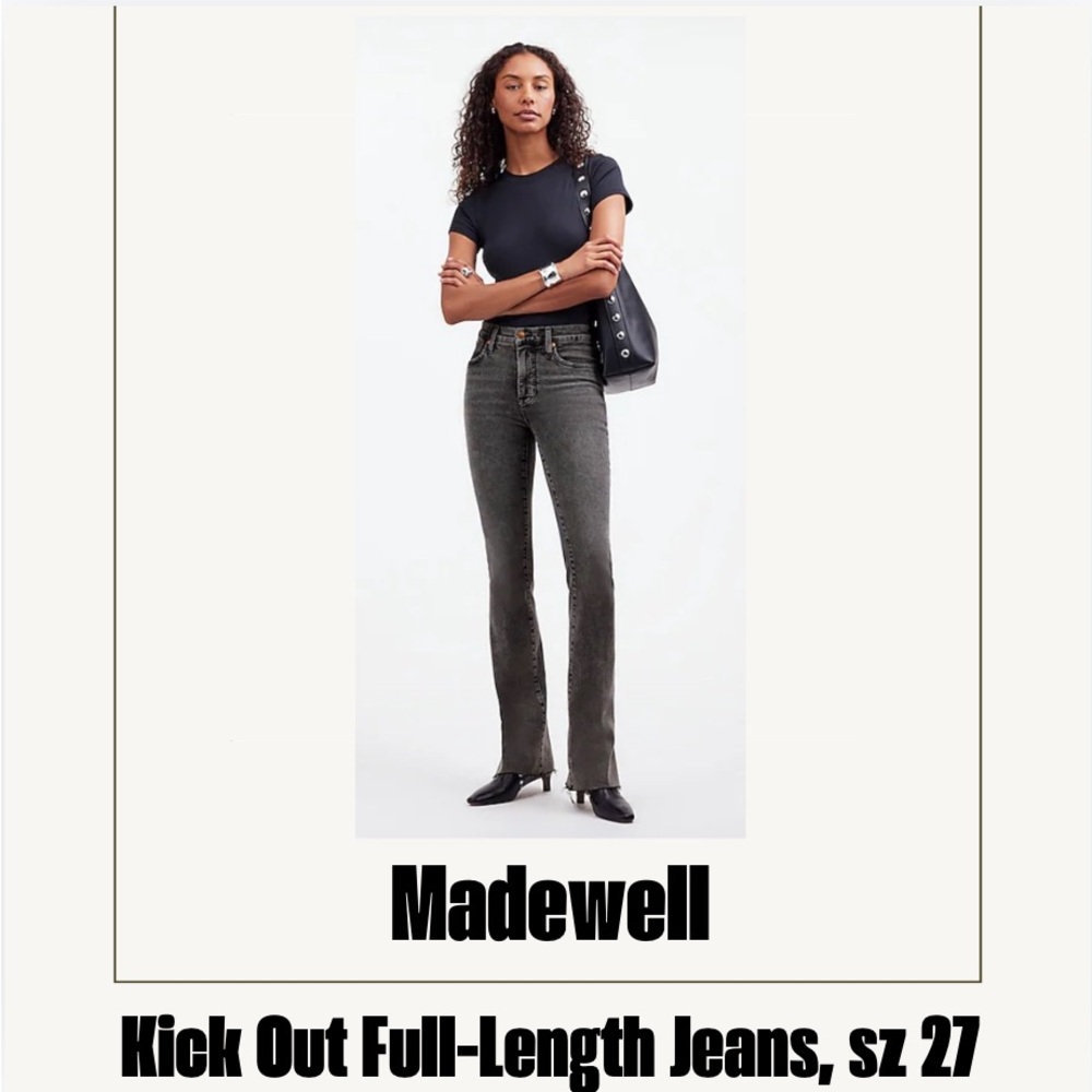 Madewell Kick Out Full-Length Jeans brand new with tags